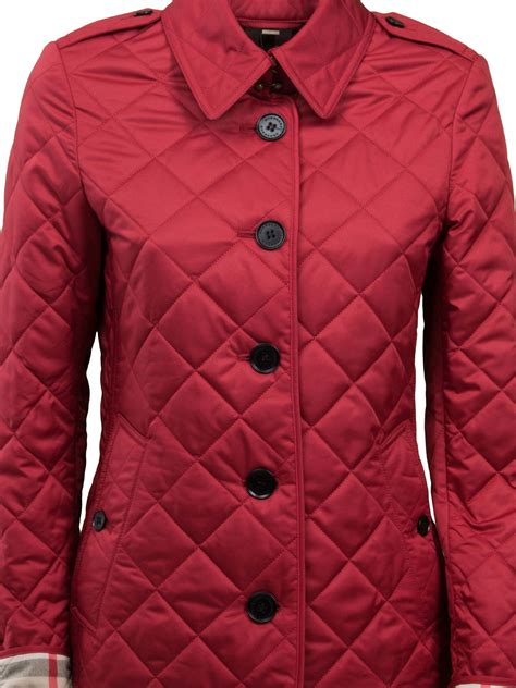 burberry ashurst quilted jacket red|Burberry Ashurst Quilted Jacket Women .